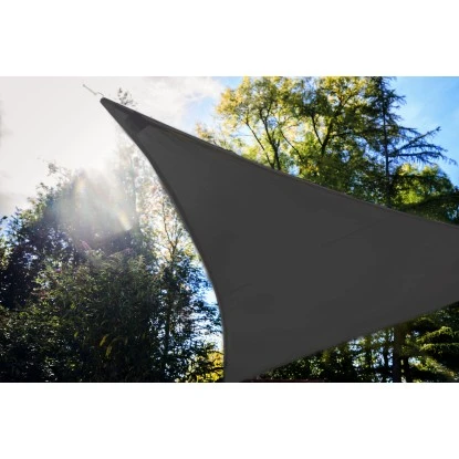 Perel Sonnensegel Mit LED-Beleuchtung Dreieckig 3,6 M X 3,6 M X 3,6 M Anthrazit 5 Perel Sonnensegel Mit LED-Beleuchtung Dreieckig 3,6 M X 3,6 M X 3,6 M Anthrazit – Bild 3