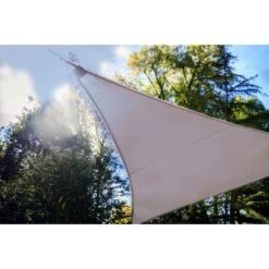 Perel Sonnensegel Mit LED-Beleuchtung Dreieckig 3,6 M X 3,6 M X 3,6 M Taupe -Outdoor Schirm Verkauf 600821 1717 3