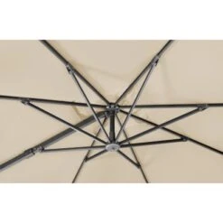 Schneider Schirme Ampelschirm 300 Cm X 358 Cm Natur Mit Kurbelmechanik -Outdoor Schirm Verkauf 609087 2630 07