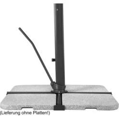 Schneider Schirme Ampelschirm 300 Cm X 358 Cm Natur Mit Kurbelmechanik -Outdoor Schirm Verkauf 609087 2630 12