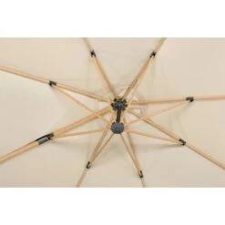 Schneider Ampelschirm Rhodos Twist Woody Natur 300 Cm X 300 Cm -Outdoor Schirm Verkauf 609397 2630 05