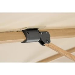 Schneider Ampelschirm Rhodos Twist Woody Natur 300 Cm X 300 Cm -Outdoor Schirm Verkauf 609397 2630 08