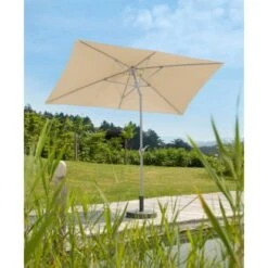 Schneider Sonnenschirm Porto Natur 300 Cm X 200 Cm -Outdoor Schirm Verkauf 609422 2630 04
