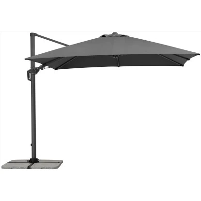 Schneider Schirme Ampelschirm Rhodos 300 Cm X 300 Cm Anthrazit 3 Schneider Schirme Ampelschirm Rhodos 300 Cm X 300 Cm Anthrazit