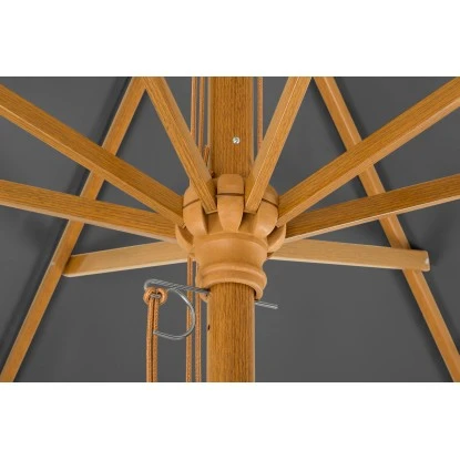 Schneider Sonnenschirm Malaga Anthrazit Ø 300 Cm 6 Schneider Sonnenschirm Malaga Anthrazit Ø 300 Cm – Bild 4