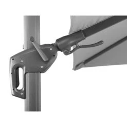 Schneider Schirme Ampelschirm 300 Cm X 360 Cm Silbergrau Mit Kurbelmechanik -Outdoor Schirm Verkauf 661375 2630 7