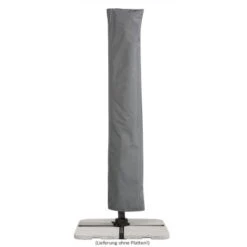 Schneider Schirme Ampelschirm 300 Cm X 360 Cm Silbergrau Mit Kurbelmechanik -Outdoor Schirm Verkauf 661375 2630 9