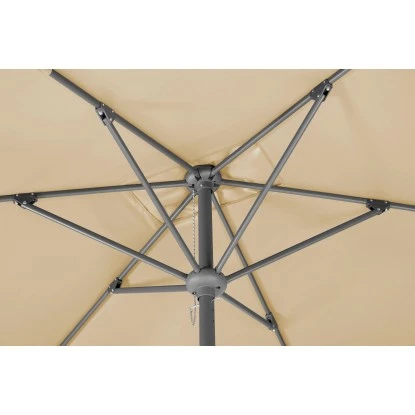 Schneider Schirme Balkonschirm 150 Cm X 270 Cm Natur Mit Kurbelmechanik 6 Schneider Schirme Balkonschirm 150 Cm X 270 Cm Natur Mit Kurbelmechanik – Bild 4