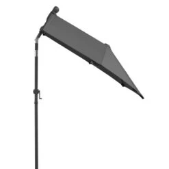 Schneider Schirme Balkonschirm 150 Cm X 150 Cm Anthrazit Mit Kurbelmechanik -Outdoor Schirm Verkauf 661399 2630 5