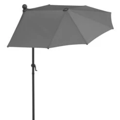 Schneider Schirme Balkonschirm 150 Cm X 150 Cm Anthrazit Mit Kurbelmechanik -Outdoor Schirm Verkauf 661399 2630 6