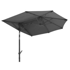 Schneider Schirme Balkonschirm 150 Cm X 150 Cm Anthrazit Mit Kurbelmechanik -Outdoor Schirm Verkauf 661399 2630 7