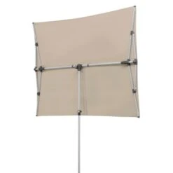 Schneider Schirme Balkonschirm 140 Cm X 190 Cm Natur Mit Handöffner -Outdoor Schirm Verkauf 661625 2630 4