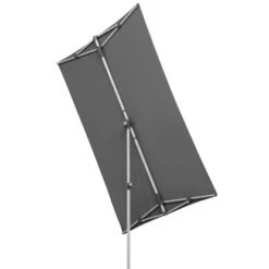 Schneider Schirme Balkonschirm 140 Cm X 190 Cm Anthrazit Mit Handöffner -Outdoor Schirm Verkauf 661631 2630 3