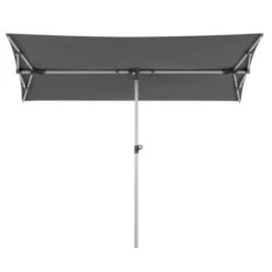 Schneider Schirme Balkonschirm 140 Cm X 190 Cm Anthrazit Mit Handöffner -Outdoor Schirm Verkauf 661631 2630 5