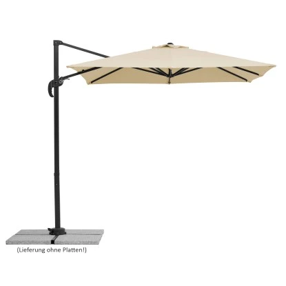 Schneider Schirme Ampelschirm 230 Cm X 300 Cm Natur Mit Kurbelmechanik 3 Schneider Schirme Ampelschirm 230 Cm X 300 Cm Natur Mit Kurbelmechanik