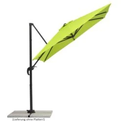 Schneider Schirme Ampelschirm 230 Cm X 300 Cm Apfelgrün Mit Kurbelmechanik -Outdoor Schirm Verkauf 661644 2630 3