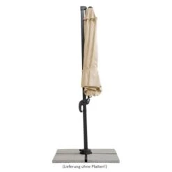 Schneider Schirme Ampelschirm Ø 300 Cm Natur Mit Kurbelmechanik -Outdoor Schirm Verkauf 661673 2630 6