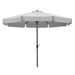 Schneider Schirme Marktschirm Ø 270 Cm Silbergrau Mit Kurbelmechanik 12 Schneider Schirme Marktschirm Ø 270 Cm Silbergrau Mit Kurbelmechanik -Outdoor Schirm Verkauf 661677 2630 3