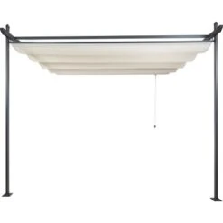 Faltdachmarkise Armila 3x3m Beige -Outdoor Schirm Verkauf 708451 3299 2