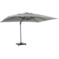 Siena Garden Ampelschirm Cirrus 300 Cm X 400 Cm Grau Mit Kurbelmechanik -Outdoor Schirm Verkauf 717123 1346 11