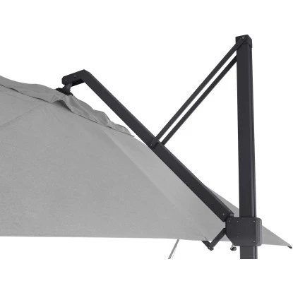 Siena Garden Ampelschirm Stratos 400 Cm X 300 Cm Grau Mit Kurbelmechanik 7 Siena Garden Ampelschirm Stratos 400 Cm X 300 Cm Grau Mit Kurbelmechanik – Bild 5