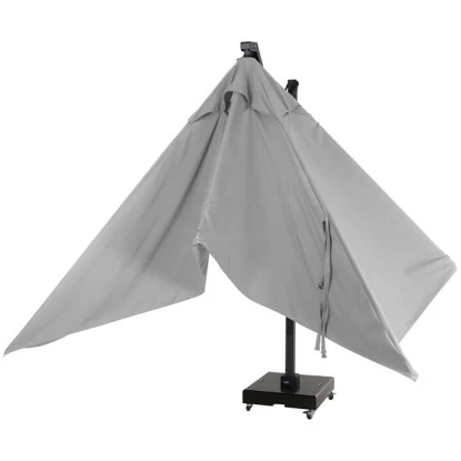 Siena Garden Ampelschirm Stratos 400 Cm X 300 Cm Grau Mit Kurbelmechanik 13 Siena Garden Ampelschirm Stratos 400 Cm X 300 Cm Grau Mit Kurbelmechanik – Bild 11