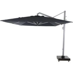 Siena Garden Ampelschirm Stratos 400 Cm X 300 Cm Schwarz Mit Kurbelmechanik -Outdoor Schirm Verkauf 717127 1346 02