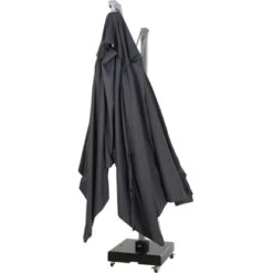 Siena Garden Ampelschirm Stratos 400 Cm X 300 Cm Schwarz Mit Kurbelmechanik -Outdoor Schirm Verkauf 717127 1346 09