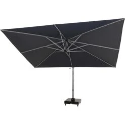 Siena Garden Ampelschirm Stratos 400 Cm X 300 Cm Schwarz Mit Kurbelmechanik -Outdoor Schirm Verkauf 717127 1346 20