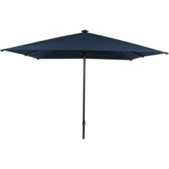 Siena Garden Marktschirm Gastro 300 Cm X 300 Cm Blau Mit Seilzugmechanik