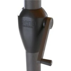 Siena Garden Marktschirm Isa 200 Cm X 300 Cm Grau Mit Kurbelmechanik -Outdoor Schirm Verkauf 717453 1346 09