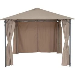 Siena Garden Pavillon Phoenix 300 Cm X 300 Cm Taupe -Outdoor Schirm Verkauf 717480 1346 02
