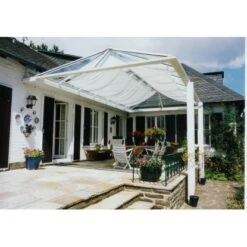 Floracord Sonnensegelbausatz Universal Weiß 420 Cm X 140 Cm