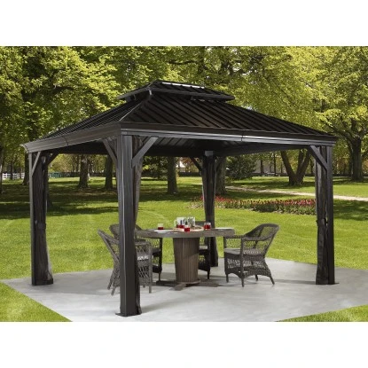 Sojag Aluminium Pavillon Messina 10 X 12 Anthrazit 298 Cm X 363 Cm X 291 Cm 3 Sojag Aluminium Pavillon Messina 10 X 12 Anthrazit 298 Cm X 363 Cm X 291 Cm
