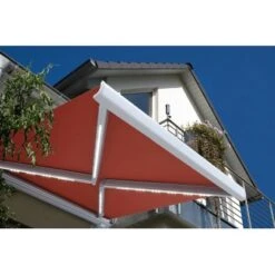 Home Deluxe LED Vollkassettenmarkise Elos 350 Cm X 250 Cm Terrakotta -Outdoor Schirm Verkauf 763753 11007200 02