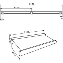 Home Deluxe LED Vollkassettenmarkise Elos 585 Cm X 300 Cm Sandfarben -Outdoor Schirm Verkauf 763762 11007200 05