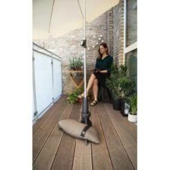 Baser Sonnenschirmständer Für Balkon 20 Kg Dunkelbraun 15 Baser Sonnenschirmständer Für Balkon 20 Kg Dunkelbraun -Outdoor Schirm Verkauf 777055 1528 1