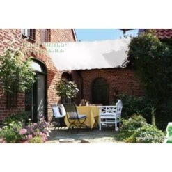 Floracord Seilspanntechnik-Bausatz Inkl. Sonnensegel 330 Cm X 140 Cm Weiß