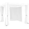 Bizzotto Vorhang Und Netz Für Pergola Ocean Weiß 238 Cm X 294 Cm 4er-Set -Outdoor Schirm Verkauf 8051836466951 11003200 1