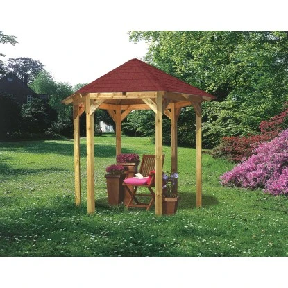 Karibu Pavillon Alicante Kesseldruckimprägniert 235 Cm X 208 Cm X 280 Cm 3 Karibu Pavillon Alicante Kesseldruckimprägniert 235 Cm X 208 Cm X 280 Cm