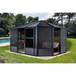 Sojag Pavillon Charleston 384 Cm X 489 Cm -Outdoor Schirm Verkauf 8153447 1741 06