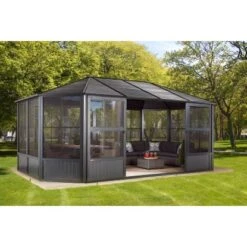 Sojag Pavillon Charleston 384 Cm X 594 Cm -Outdoor Schirm Verkauf 8153470 1741 06