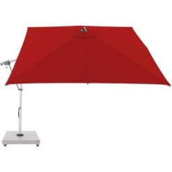 Doppler Ampelschirm Expert 300 Cm X 300 Cm Rot Mit Kurbelmechanik -Outdoor Schirm Verkauf 821967 1948 02