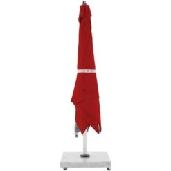 Doppler Ampelschirm Expert 300 Cm X 300 Cm Rot Mit Kurbelmechanik -Outdoor Schirm Verkauf 821967 1948 06