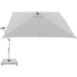 Doppler Ampelschirm Expert 300 Cm X 300 Cm Hellgrau Mit Kurbelmechanik -Outdoor Schirm Verkauf 821977 1948 02