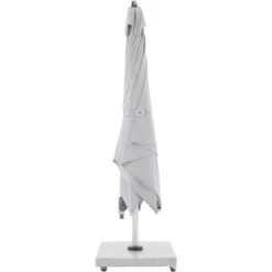 Doppler Ampelschirm Expert 300 Cm X 300 Cm Hellgrau Mit Kurbelmechanik -Outdoor Schirm Verkauf 821977 1948 06