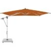 Doppler Ampelschirm Expert 300 Cm X 300 Cm Terracotta Mit Kurbelmechanik -Outdoor Schirm Verkauf 821986 1948 01