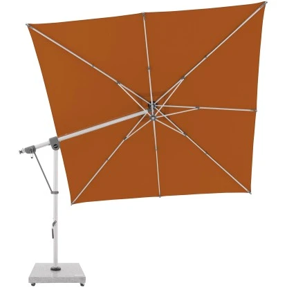 Doppler Ampelschirm Expert 300 Cm X 300 Cm Terracotta Mit Kurbelmechanik 7 Doppler Ampelschirm Expert 300 Cm X 300 Cm Terracotta Mit Kurbelmechanik – Bild 5