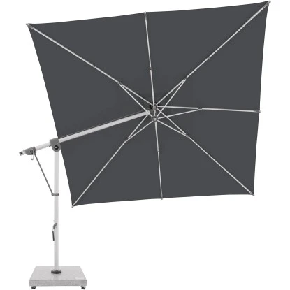Doppler Ampelschirm Expert 300 Cm X 300 Cm Anthrazit Mit Kurbelmechanik 5 Doppler Ampelschirm Expert 300 Cm X 300 Cm Anthrazit Mit Kurbelmechanik – Bild 3