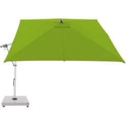 Doppler Ampelschirm Expert 300 Cm X 300 Cm Smaragd Mit Kurbelmechanik -Outdoor Schirm Verkauf 821990 1948 02